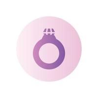 ring gradient icon vector