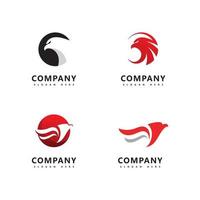 Eagle logo icon  vector template