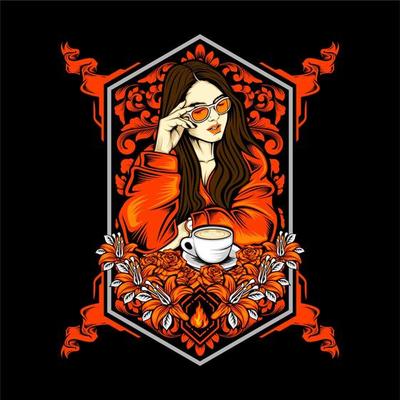 coffee and lady