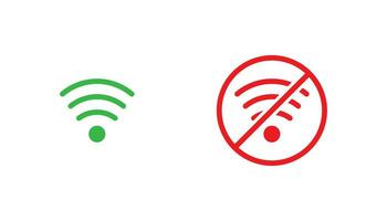 Wifi notification icon vector design on white background