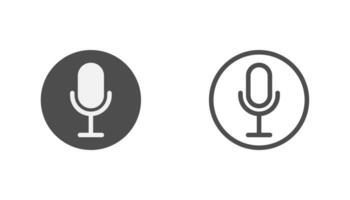 Voice icon notification vector