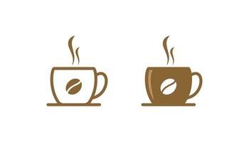 Coffee cup icon vector