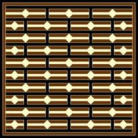Brown abstract art seamless pattern vector