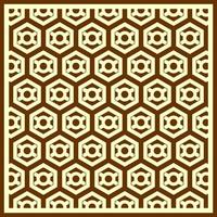 Brown abstract art seamless pattern vector