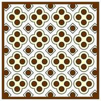 Brown abstract art seamless pattern vector