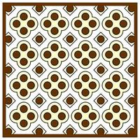 Brown abstract art seamless pattern vector