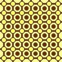 Seamless pattern with a combination of several brown objects vector