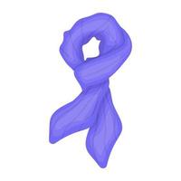 Shoulder Knot Scarf vector