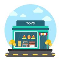 Trendy Toy Shop vector