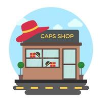 Cap Store Concepts vector