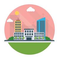 City Landscape Concepts vector