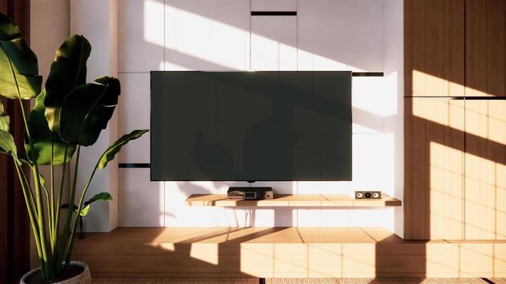 Tv Cabinet And Shelf Wall Design Zen, Japanese Wall Shelves Design For Living Room