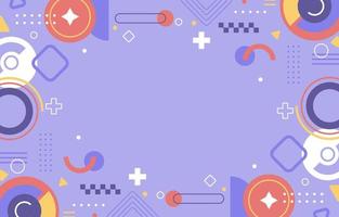 Flat Geometric Background vector