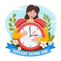 Daylight Saving Time vector