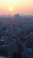 distrito de ikebukuro. vista aérea de la ciudad de ikebukuro, tokio, japón. foto