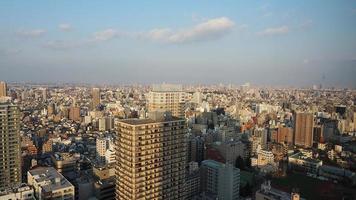 distrito de ikebukuro. vista aérea de la ciudad de ikebukuro, tokio, japón. foto