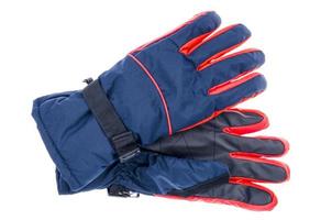 Guantes impermeables para deportes de invierno. foto de estudio