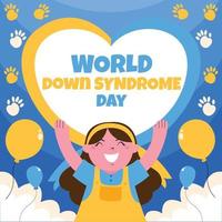 niñas celebran el día mundial del síndrome de down