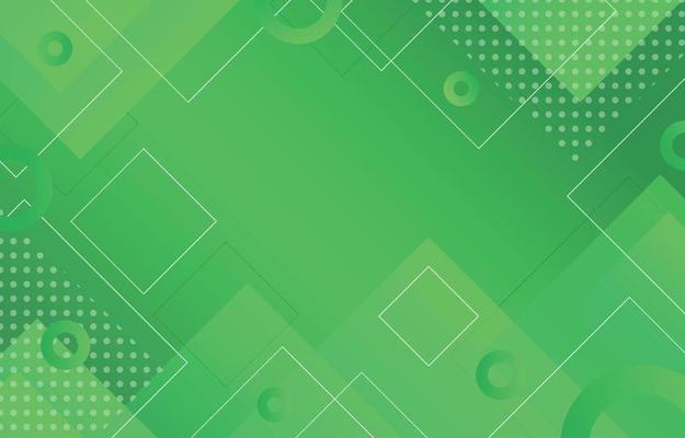 Green Geometric Abstract Background