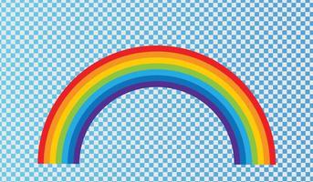 icono de arco iris. icono perfecto aislado sobre fondo transparente, vector stock.