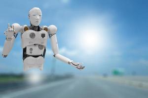 Robot community metaverse for VR avatar reality game virtual reality of people blockchain connect technology investment, business lifestyle 2022 photo
