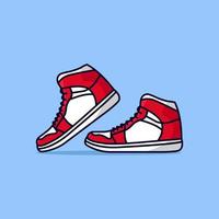 a vector of sport shoes illustration