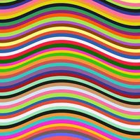 Candy Rainbow Retro Psychedelic Stripes vector