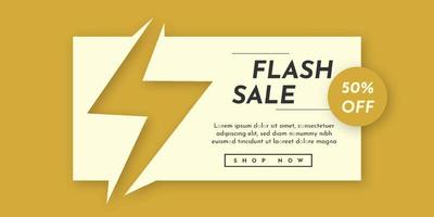 Flash sale background illustration template design vector