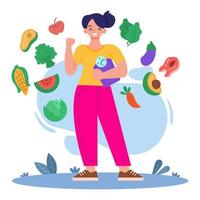 Healthy Lifestyle Habits vector