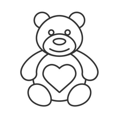 Teddy 2024 bear outline