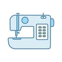 Sewing machine color icon. Tailoring. Isolated vector illustration