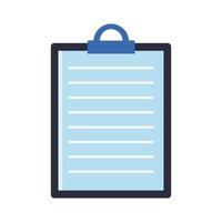 great blue clipboard vector