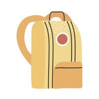 golden trip bag vector