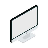 desktop computer device vector