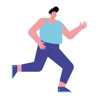 man running design vector