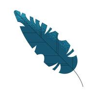 tree palm leaf vector