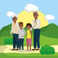 people family flat design image vector