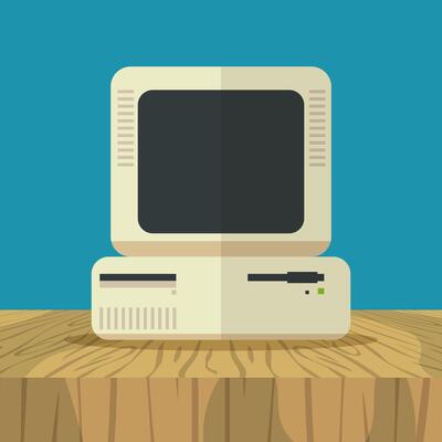 flat design gadgets technology icons