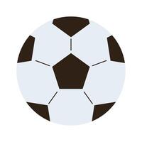 Balón de fútbol icono aislado de juguete vector