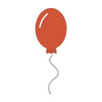 balloon helium floating isolated icon vector