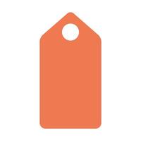 commercial tag hanging isolated icon vector