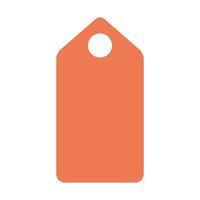 commercial tag hanging isolated icon vector