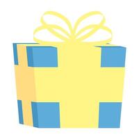 gift box present isolated icon vector