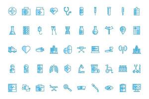 Isolated medical icon set vector design