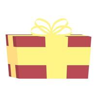 gift box present isolated icon vector