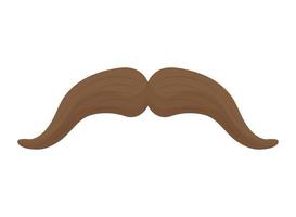 mexican macho mustache isolated icon