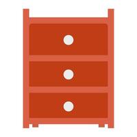 mechanic tools drawer equipment icon vector