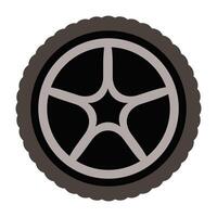 tire wheel car isolated icon vector