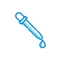 Isolated medical dropper icon vector design