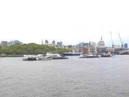 río Támesis en Londres foto